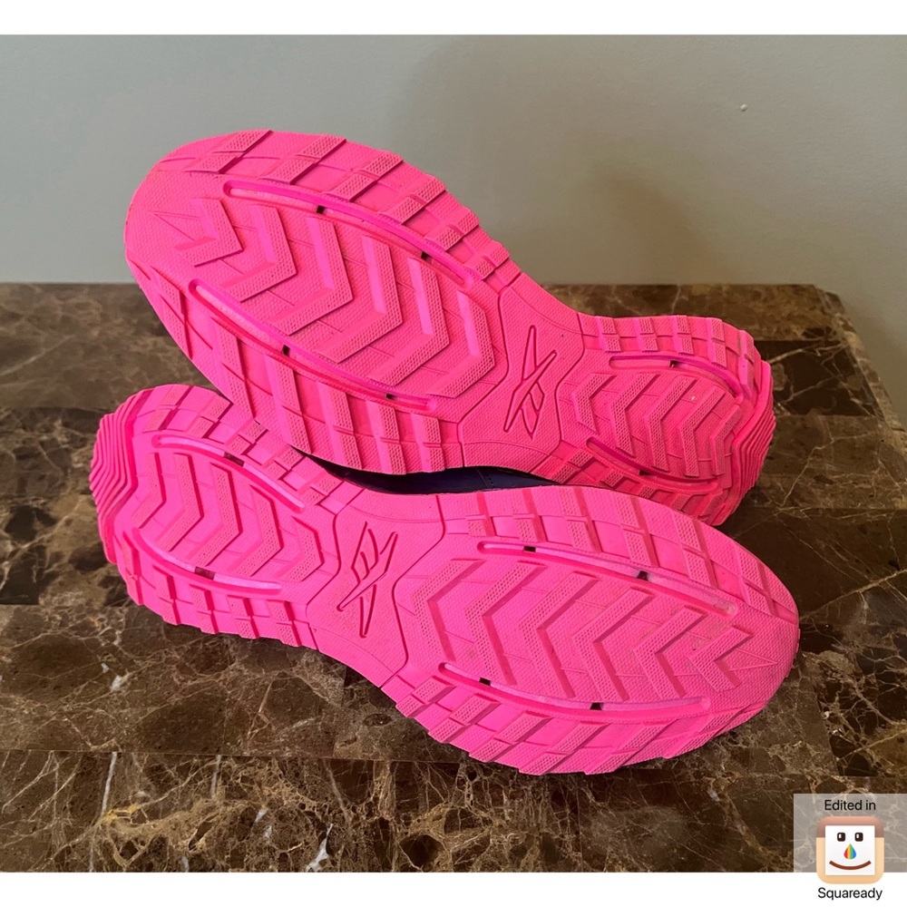 Reebok Blue and Pink Running Shoes - Picture 9 of 9